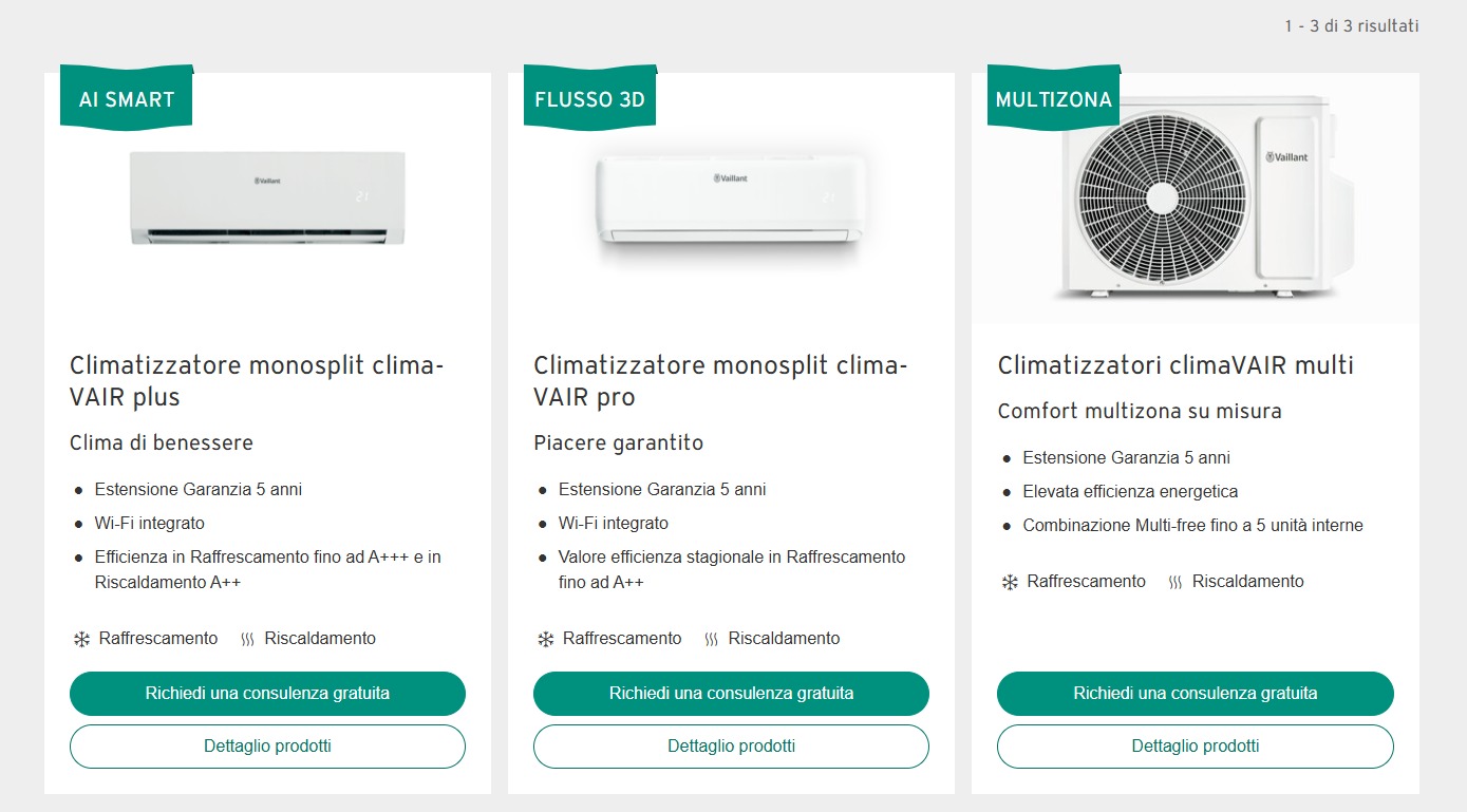 Manutenzione Condizionatori Vaillant